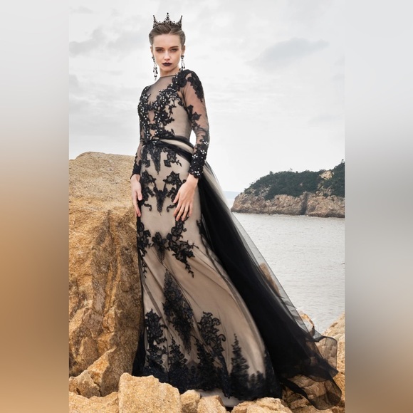 cocomelody Dresses & Skirts - Cocomelody Quinn Trumpet Mermaid Court Train Tulle Wedding Dress CW2319 Gown 24
